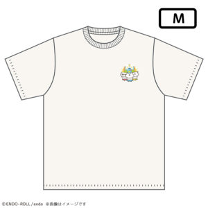 わくわくふしぎTシャツ 刺繍＆ビンテージ風（M・オフホワイト）